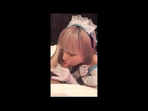 ❤️ Japana idolo [mayuka], franca servistina kostumo, parto 1, mamo kaj ŝerco kun locio ☑ Fikado ĉe ni ☑